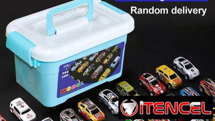 Caja de carritos de juguetes / 24 carritos
