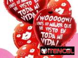 Set de globos de corazones y estrellas