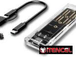 💾⚡ CARCASA SSD M.2 USB-C TRANSPARENTE – ALTA VELOCIDAD 🔥