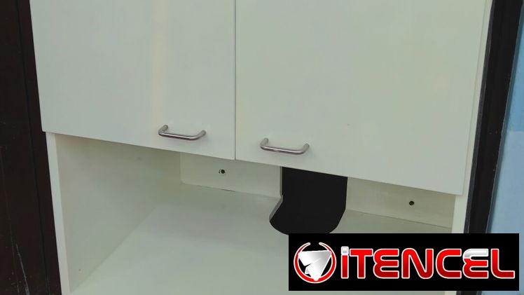 Mueble cocina de campana extractor y microwave microondas con campana de extracción incluida