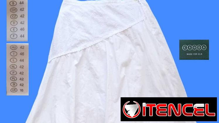 Se vende saya blanca con sayuela de mujer 6000 cup