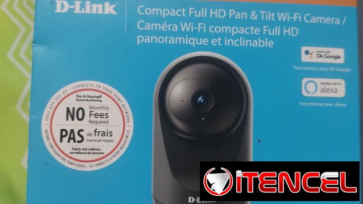 Cámara WiFi D-LINK FULL HD Con función panorámica sonido /movimiento