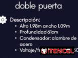 Nevera exhibidora Xings 2 puertas