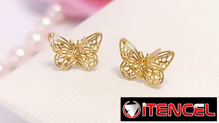 Aretes originales Oro 10K. El precio varía según el modelo. LM joyería. Garantía en su compra