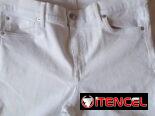 Pantalon Jeans elastizado blanco p/ hombre talla 32 marca GAP