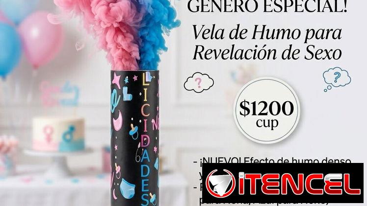 Velas de humo de revelación de género