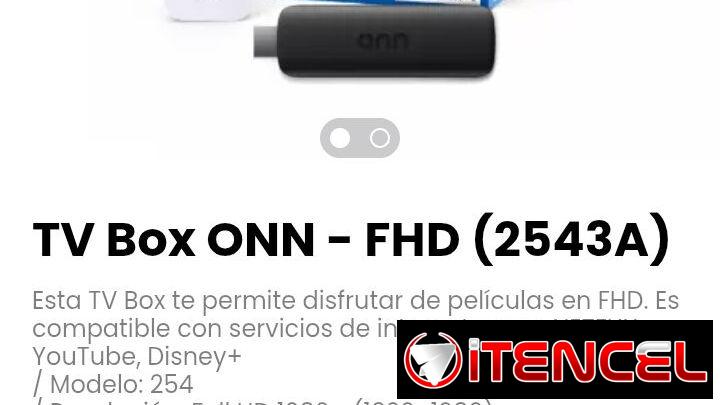 TV BOX Onn – FHD. Nuevo