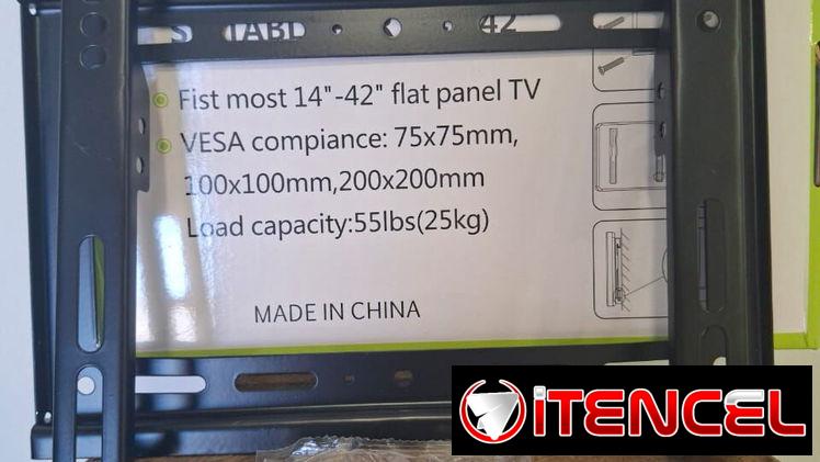 Soporte de Pared para TV de 14 A 42 Pulgadas MILEXUS Precio $30 USD transporte incluido y Garantía