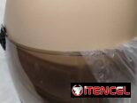 Cascos de moto semi integrales con pantalla de protección