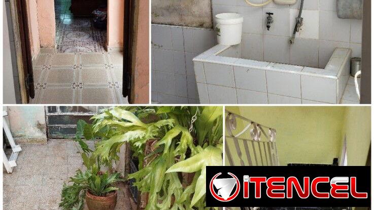 VENTA DE APTO EN CENTRO HABANA: INDEPENDIENTE, SALA AMPLIA 3 HABS, 2 BAÑOS, COCINA-COMEDOR,PATIO CISTERNA, AZOTEA LIBRE