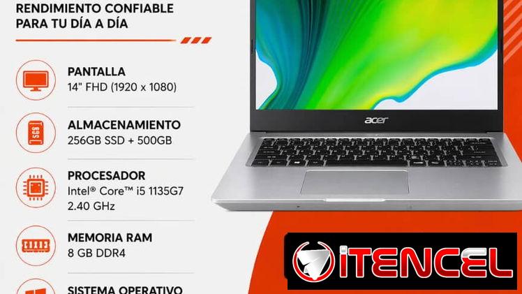 Laptop Acer Aspire 3 A514-54-501Z i5 8GB 256GB SSD | 14” FHD en La Habana