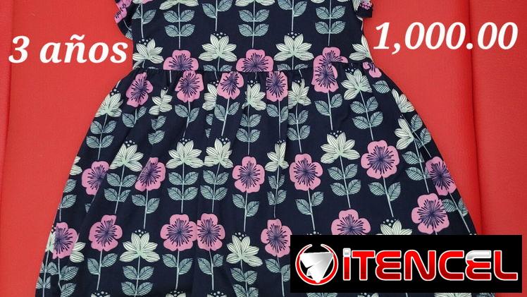 Bata para niña 2 ó 3 años