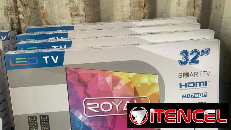 TV Royal de 32 pulgadas con   Factura  Transporte  y Garantía de 1 Mes interesados llamar  al 55110730