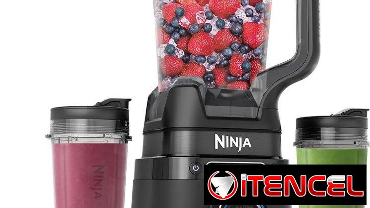 Batidora NINJA Profesional 1800W TB301 (DETECT POWER BLENDER DUO PRO) TECNOLOGÍA BLENDSENSE + TOTAL CRUSHING NUEVA.