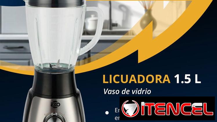 🔷 *Licuadora – Vaso de Vidrio Marca EKO*  – 40 usd