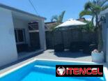 Casa de lujo con piscina con recirculación con chorro iluminado en la playa de Guanabo+53 52463651 🐬PANELES SOLARES 💥