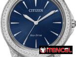 RELOJ CITIZEN ECODRIVE CLASSIC DE MUJER (EM0940-54L) NUEVO A ESTRENAR , 34MM EN ACERO INOXIDABLE , OFERTON  58049738