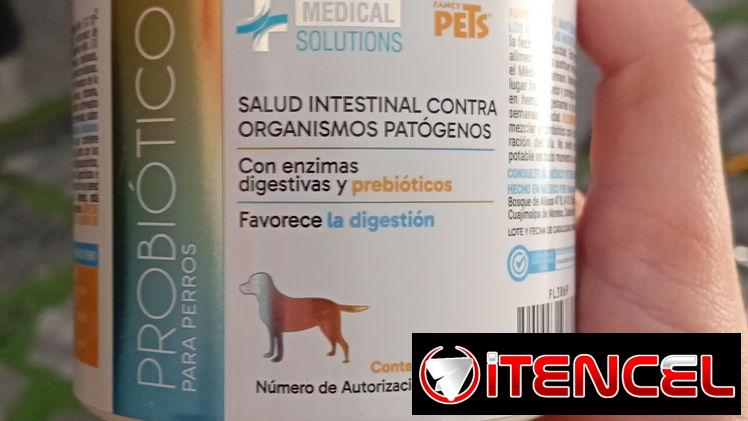 Probiótico en polvo para perros