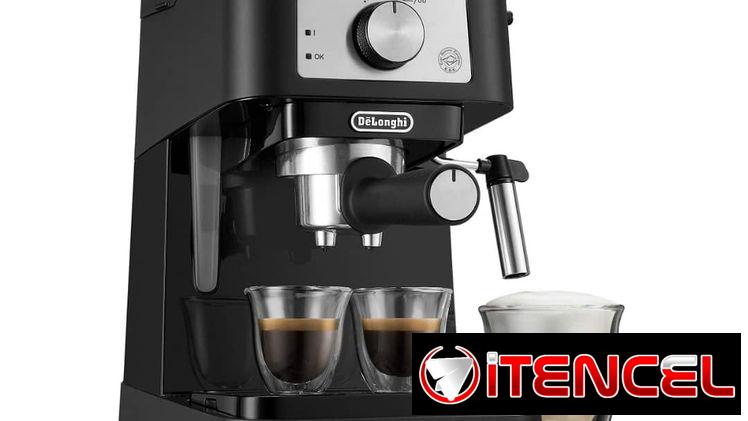 Cafetera Delonghi MOD. STILOSA doble disparo 15BAR 1100W C/ depósito de agua 1.1L y brazo espumante NUEVA EN CAJA.