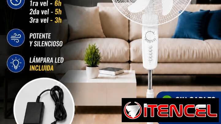 ventilador recargable