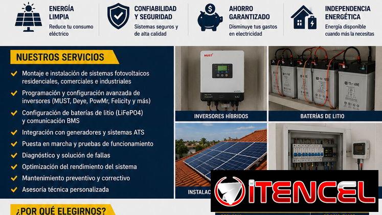 Instalación y configuración de sistemas fotovoltaicos
