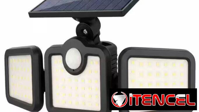 Lampara Solar con sensor de movimiento