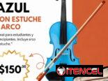 Violín Acústico 4/4 – Acabado Premium (Celeste Azul) | videojuegoshabana.com