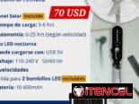 Ventilador recargable