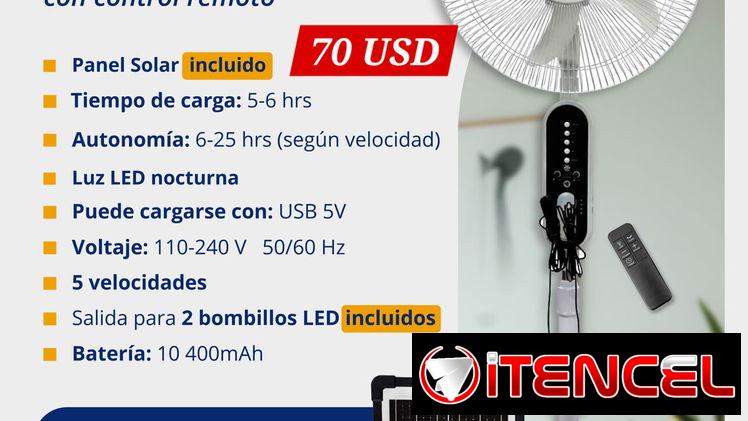 Ventilador recargable