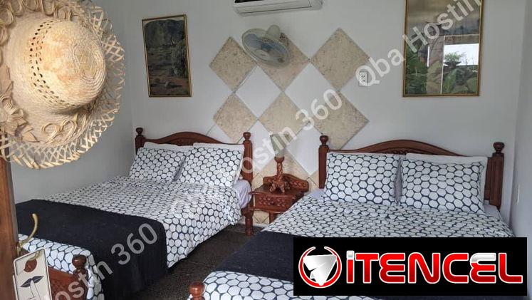 Hostal en Viñales de 2 habitaciones lista para 4 personas, disfruta tus dias con QbaH360