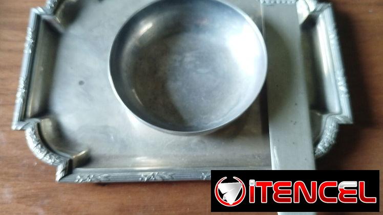 Objetos antiguos de plata italiana