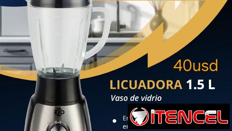 Licuadora 1.5L Vaso Cristal