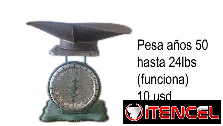 Pesa antigua años 40 en venta (funciona perfectamente)