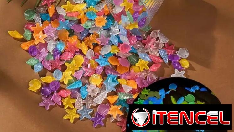 Figuras fluorescentes. Accesorios para Acuarios