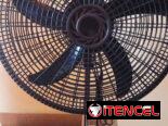 🌪️Ventilador de Pie, 18″ pulgadas. Ciclón.   ⚙️Potencia motor : 60 W ◼️Color : Negro. Ventilador de Mesa 12 pulgadas