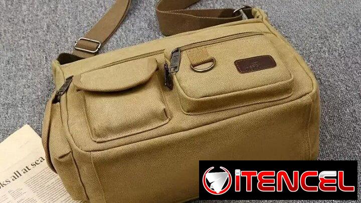 👜 Bolso Bandolera de Lona Vintage – Estilo y Resistencia por solo $20