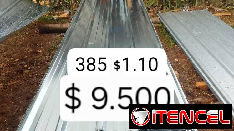 ♦️Tejas de Zinc Galvanizado de Olitas 3.85 x 1.10 ♦️Tejas de Zinc Galvanizado de Castillito  3.80 x 1.10 ♦️Cabilla de Me