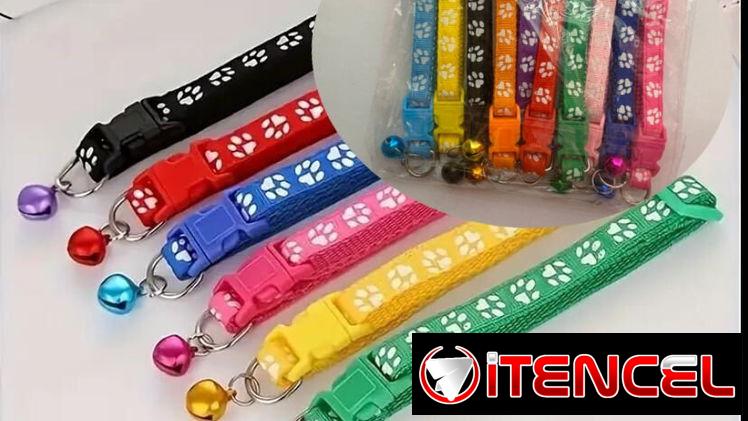 Collar con cascabel para mascotas (perros pequeños y gatos)
