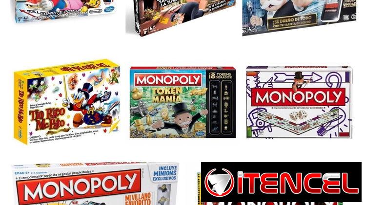 Juegos de monopolio, twister, rummy, bingo, y mas
