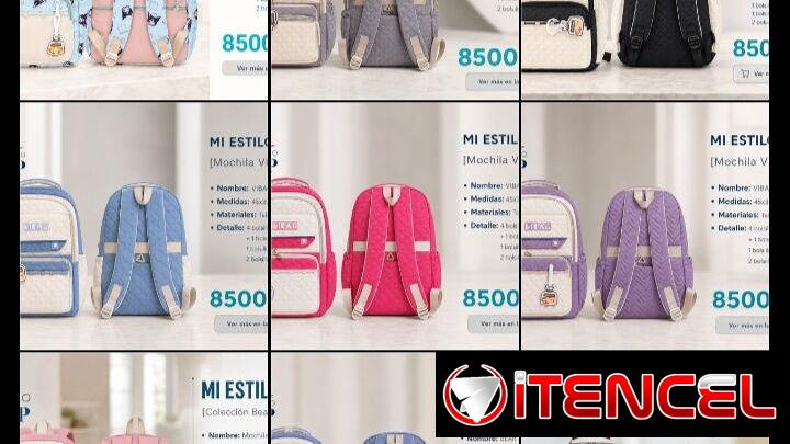 Mochilas 🎒 y merenderos térmicos para niñas y niños todas las edades varios modelos y precios desde 5500cup hasta 12mil