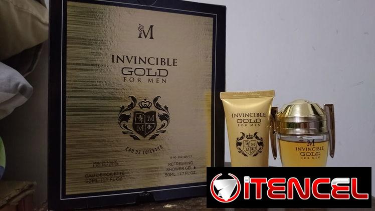 Perfume y Gel de Baño para Hombre, marca: Montage Brands, modelo: Invincible Gold