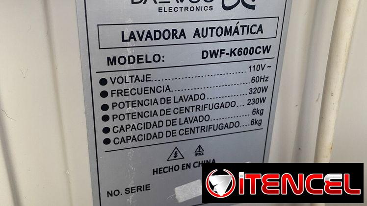 Lavadora automática dawoo de uso