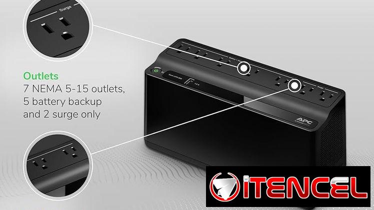 Backup (UPS) de 600VA-300W marca APC nuevo en caja