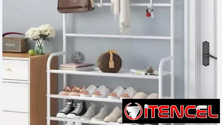 Organizador de zapatos y carteras de 5 pisos
