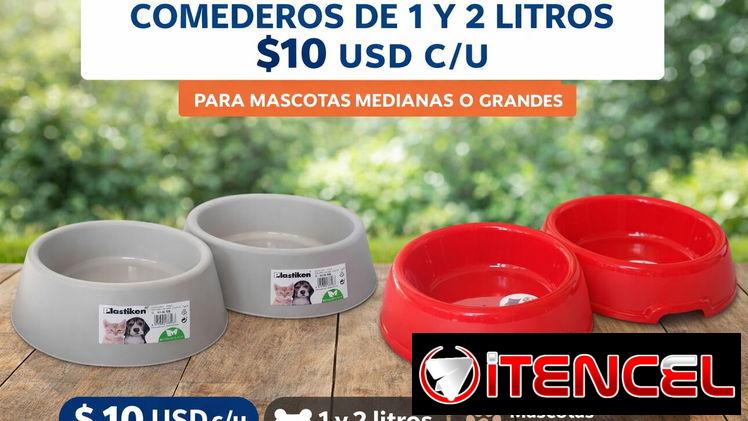 comederos grandes de 1 y 2 litros