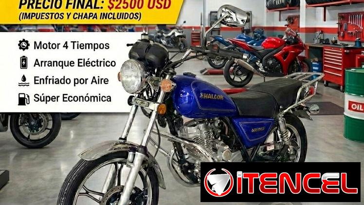 🔵 Ya En La Habana Para Entrega Inmediata! Moto Halcón GN150F Nueva – $2000 USD (¡CON CHAPA!)