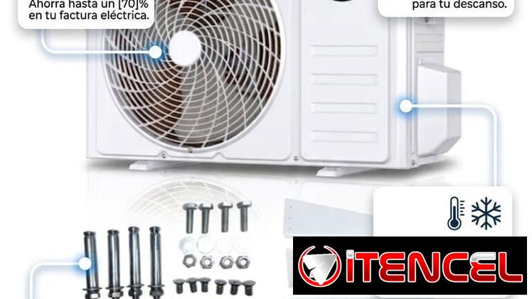 Split EKO de 1 tonelada 220v con base y protector de voltaje