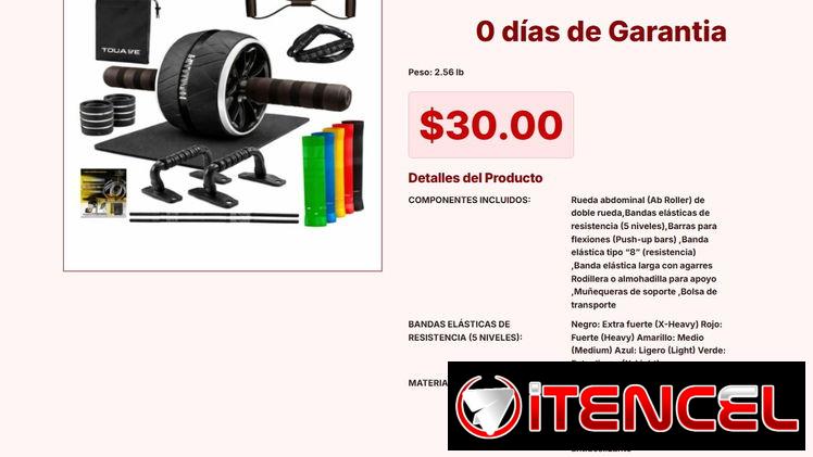 Agarre firme para Kit de entrenamiento abdominal pro de paquete hoy VPT#-0161