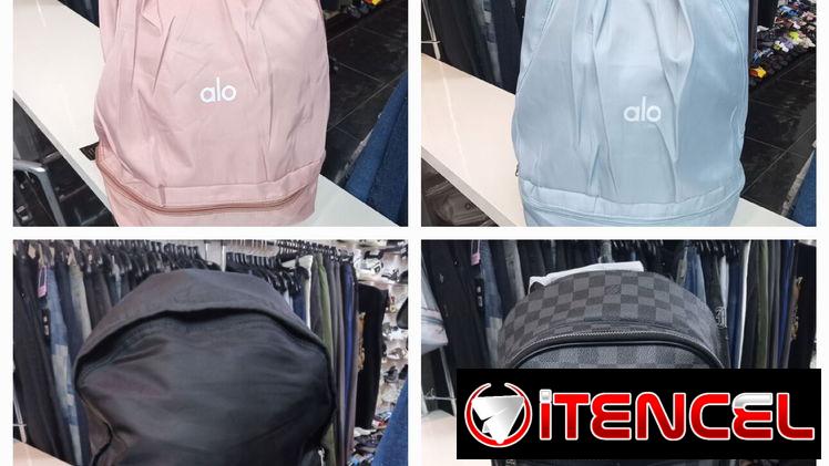 Mochilas. Alo, Louis Vuitton y Amiri