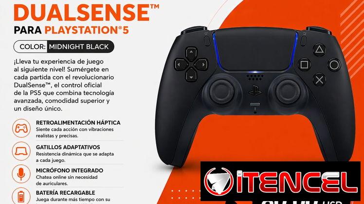 Control Inalámbrico DualSense Midnight Black para PS5 | Mando Original PlayStation 5 en La Habana